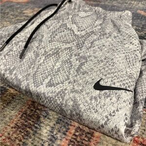 Nike Snake Print Joggers with Black Accents